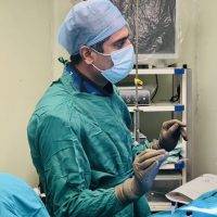 Dr Kashinath During Interventional Procedure